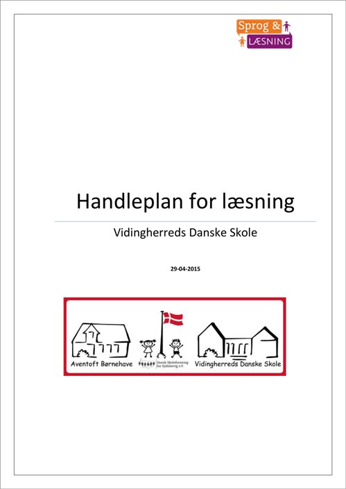 Læsehandleplan -Vidingherreds -Danske -Skole -2015